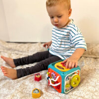 Woopie 6in1 sensorinis edukacinis kubas su pianinu