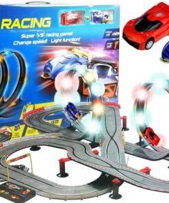 „Race Track Slot Cars 1:43“ – lenktynių trasa su 2 automobiliais