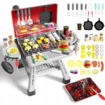 „WOOPIE“ interaktyvus grilis – lauko virtuvės rinkinys „Barbecue Garden Kitchen“ su LED