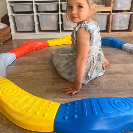 „WOOPIE“ modulinis pusiausvyros takelis – sensorinis takas „Circle“