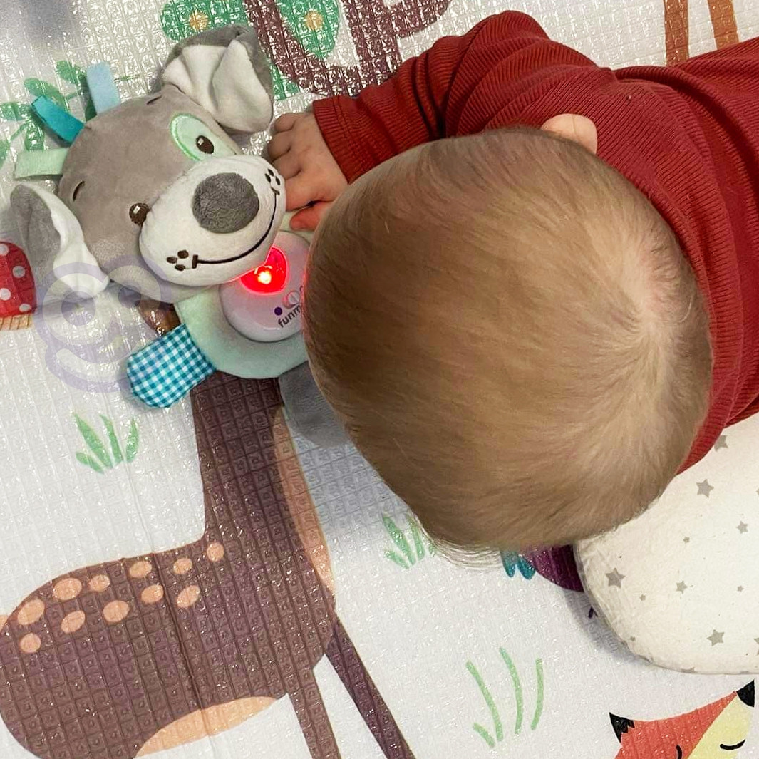 WOOPIE BABY interaktiivne pl&uuml;&uuml;sist m&auml;nguasi beebidele valguse ja heliga - magav kutsikas