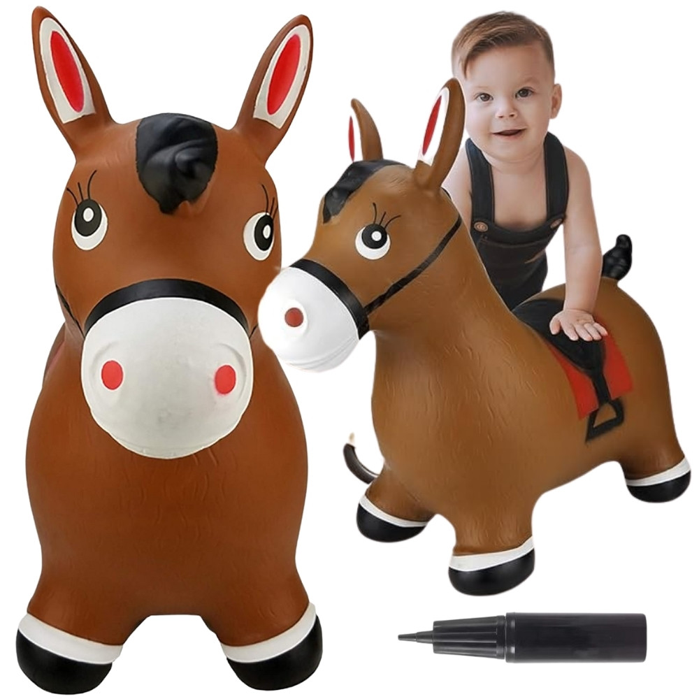 WOOPIE kummist h&uuml;ppem&auml;nguasi - kiikhobune + pump