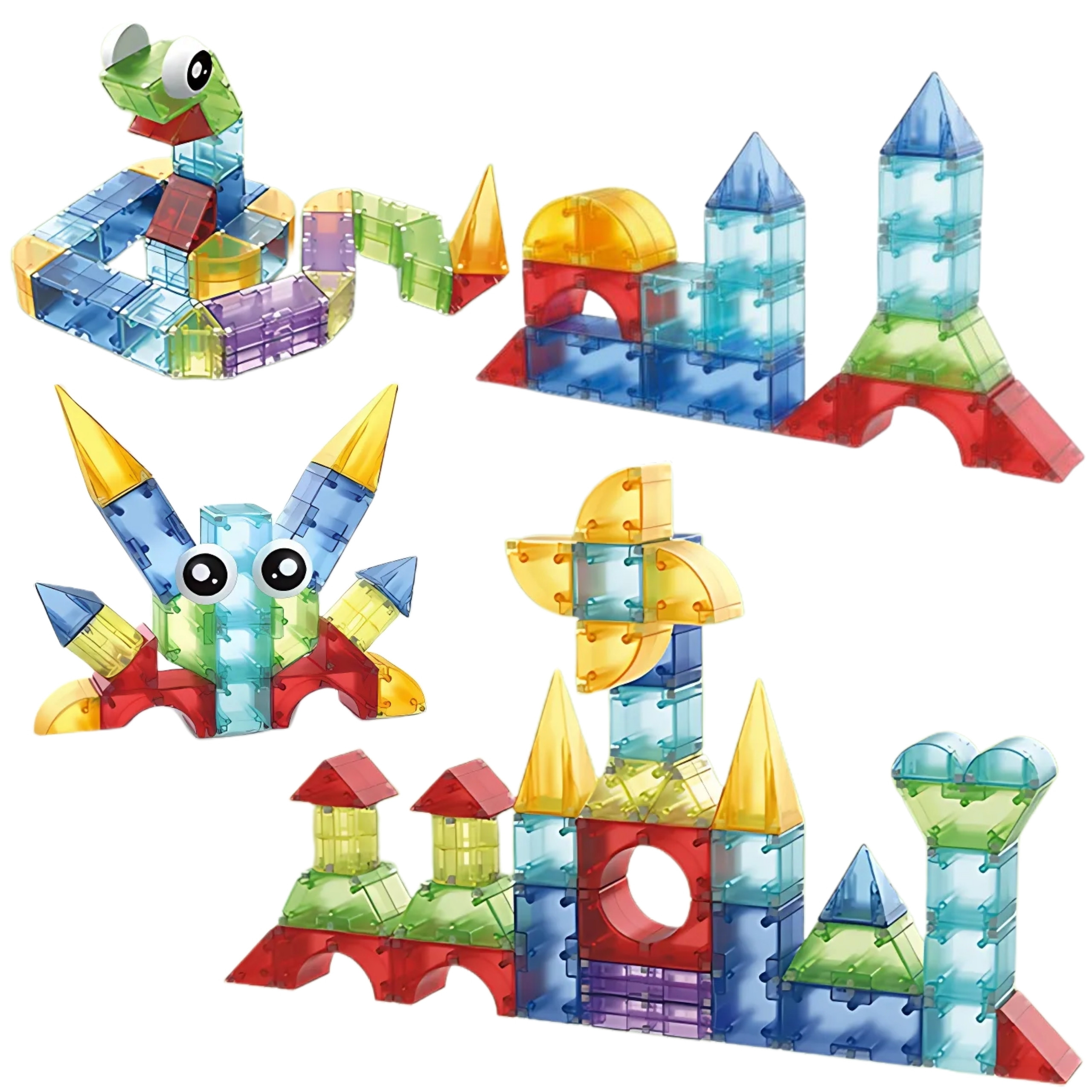 WOOPIE magnetiline 3D kuubikute komplekt (63 tk)