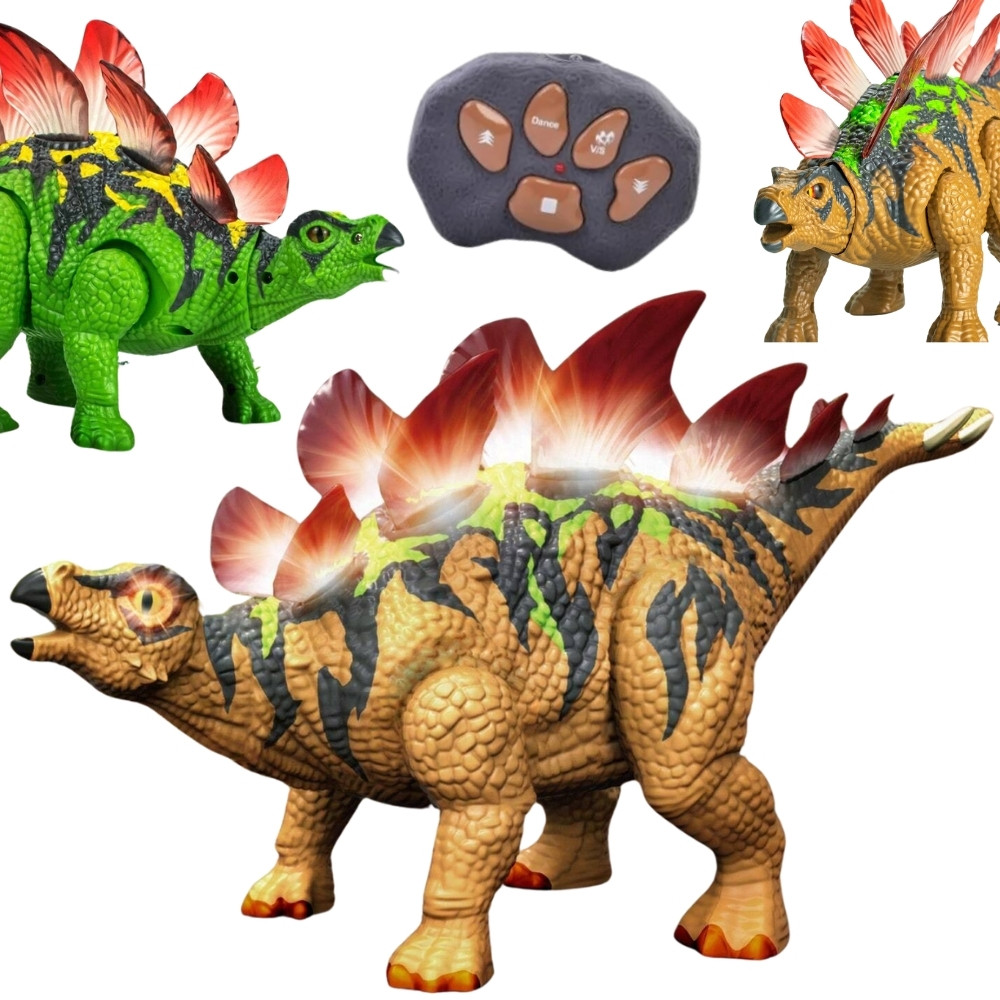WOOPIE kaugjuhtimispuldiga RC dinosaurusrobot Stegosaurus