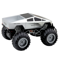 1:16 RC off‑road pickup su dūmais