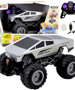1:16 RC off‑road pickup su dūmais
