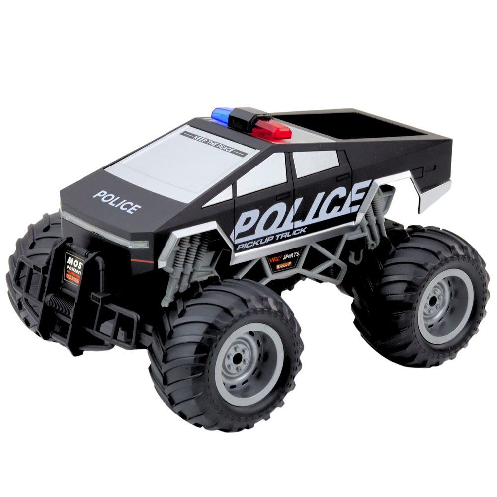 1:16 politsei RC maastikuauto suitsuga