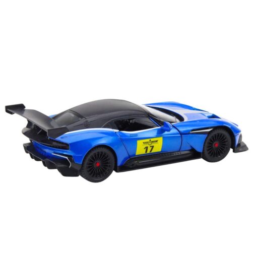 1:22 metalinis sportinis automobilis mėlynas