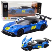 1:22 metalinis sportinis automobilis mėlynas