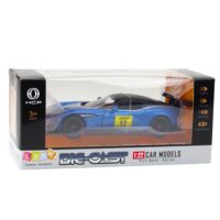 1:22 metalinis sportinis automobilis mėlynas