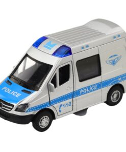 1:32 metalinis policijos automobilis su šviesomis