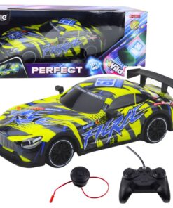 27MHz RC lenktyninis automobilis su LED