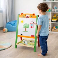 2in1 magnetinė lenta su kreida