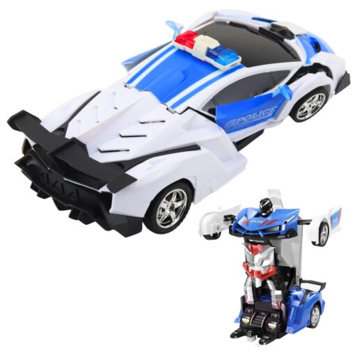 2in1 policijos automobilis–robotas su nuotoliniu valdymu