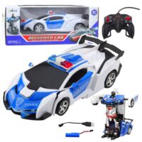 2in1 policijos automobilis–robotas su nuotoliniu valdymu