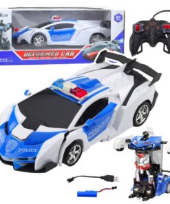 2in1 policijos automobilis–robotas su nuotoliniu valdymu