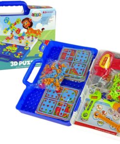 3D konstravimo lagaminėlis su įrankiais