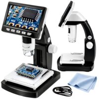 4.3″ 1000x USB LED skaitmeninis LCD mikroskopas su ekranu