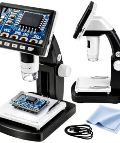 4.3″ 1000x USB LED skaitmeninis LCD mikroskopas su ekranu