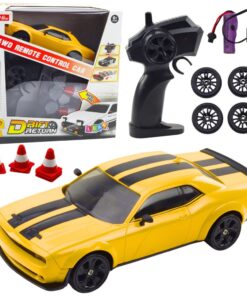 4WD geltonas drift automobilis RC