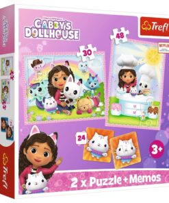 4in1 dėlionė – Gabi su katinu draugu
