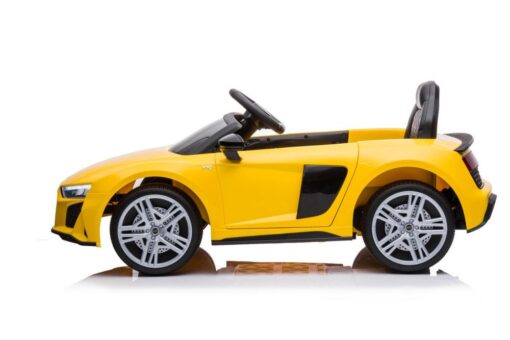 Akutoitel lasteauto Audi R8 &ndash; kollane