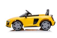 Akumuliatorinis automobilis vaikams Audi R8 – geltonas