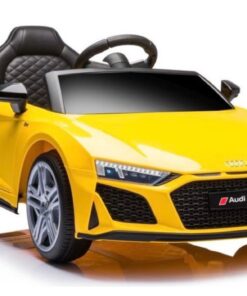 Akumuliatorinis automobilis vaikams Audi R8 – geltonas
