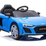 Akumuliatorinis automobilis vaikams Audi R8 – mėlynas