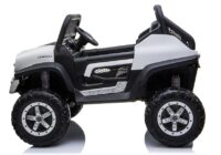 Akumuliatorinis automobilis vaikams Mercedes Unimog 4×4 – baltas