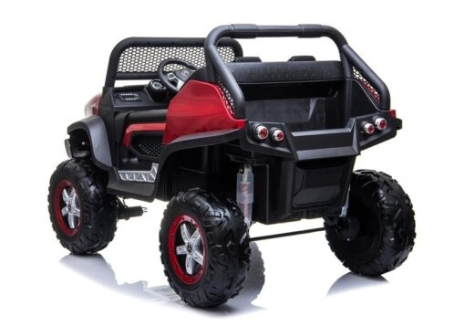 Akumuliatorinis automobilis vaikams Mercedes Unimog 4×4 – raudonas