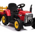 Akumuliatorinis traktorius XMX611 Red – su 2x45W varikliais