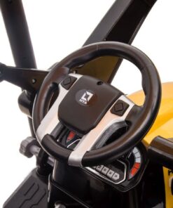 Akumuliatorinis vaikų automobilis JS3158B – geltonas