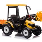 Akumuliatorinis vaikų automobilis JS3158B – geltonas
