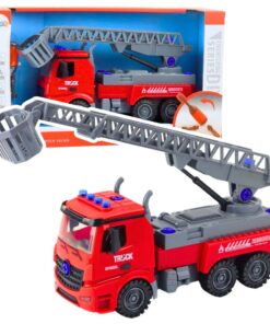 Ardomas gaisrinis automobilis