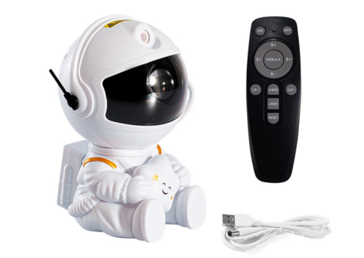 Astronauto LED žvaigždžių projektorius USB