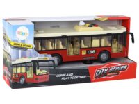 Autobusas raudonas miesto šviesos garsai