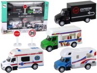 Automobilių rinkinys visureigis ledainė 1:87