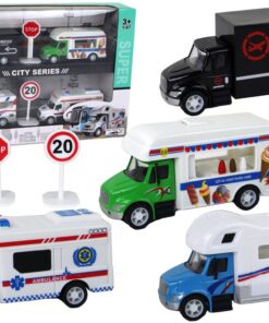 Automobilių rinkinys visureigis ledainė 1:87