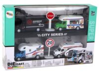 Automobilių rinkinys visureigis ledainė 1:87