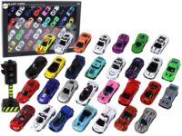 Automobilių spyruokliniai žaislai policija 30 vnt