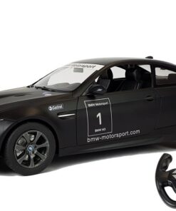 BMW M3 RASTAR 1:14 – juodas nuotolinio valdymo automobilis (2.4G)