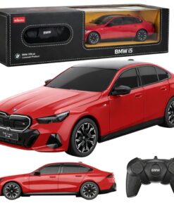 BMW i5 RASTAR 1:24 – Raudonas nuotoliniu būdu valdomas elektromobilis
