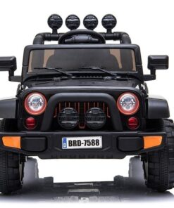 BRD‑7588 juodas elektrinis vaikiškas visureigis – 12V