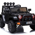 BRD‑7588 juodas elektrinis vaikiškas visureigis – 12V