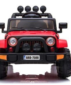 BRD‑7588 raudonas elektrinis vaikiškas visureigis – 12V