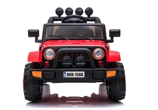 BRD‑7588 raudonas elektrinis vaikiškas visureigis – 12V