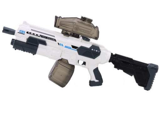 Baltas automatinis vandens šautuvas M416