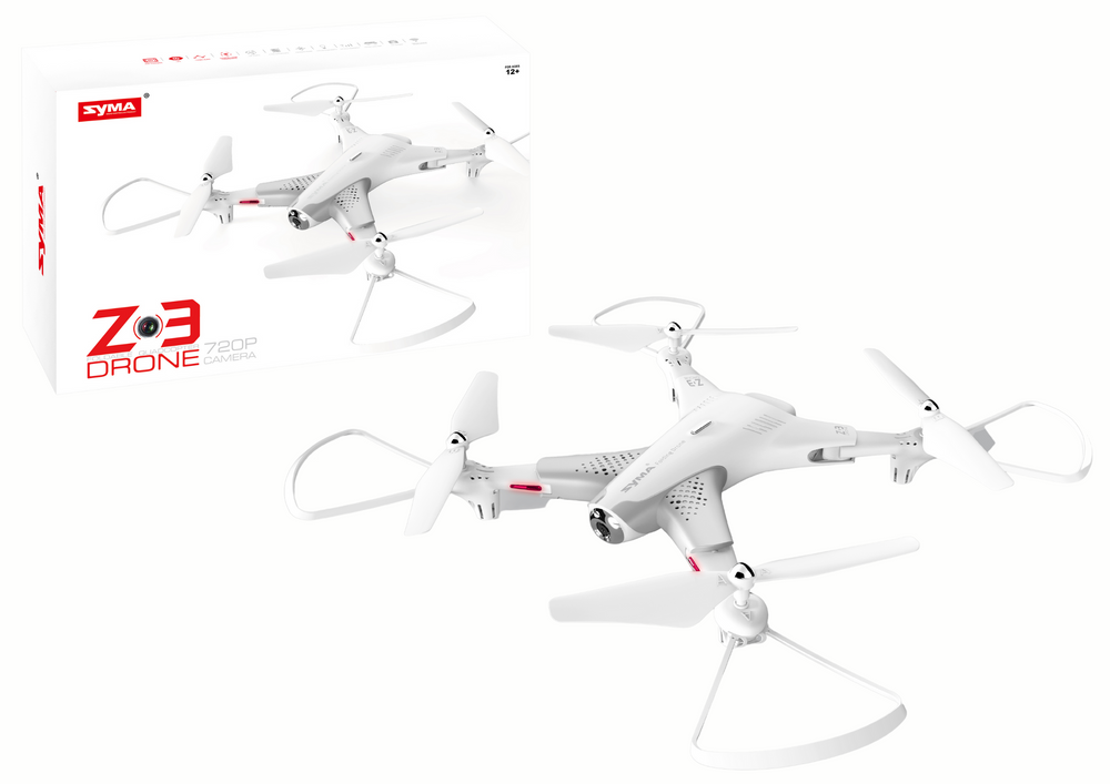 Baltas rc dronas z3 su kamera Baltas rc dronas z3 su kamera