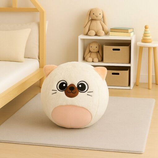 BigCutePet pliušinis šokinėjantis kamuolys – augantis katinėlis